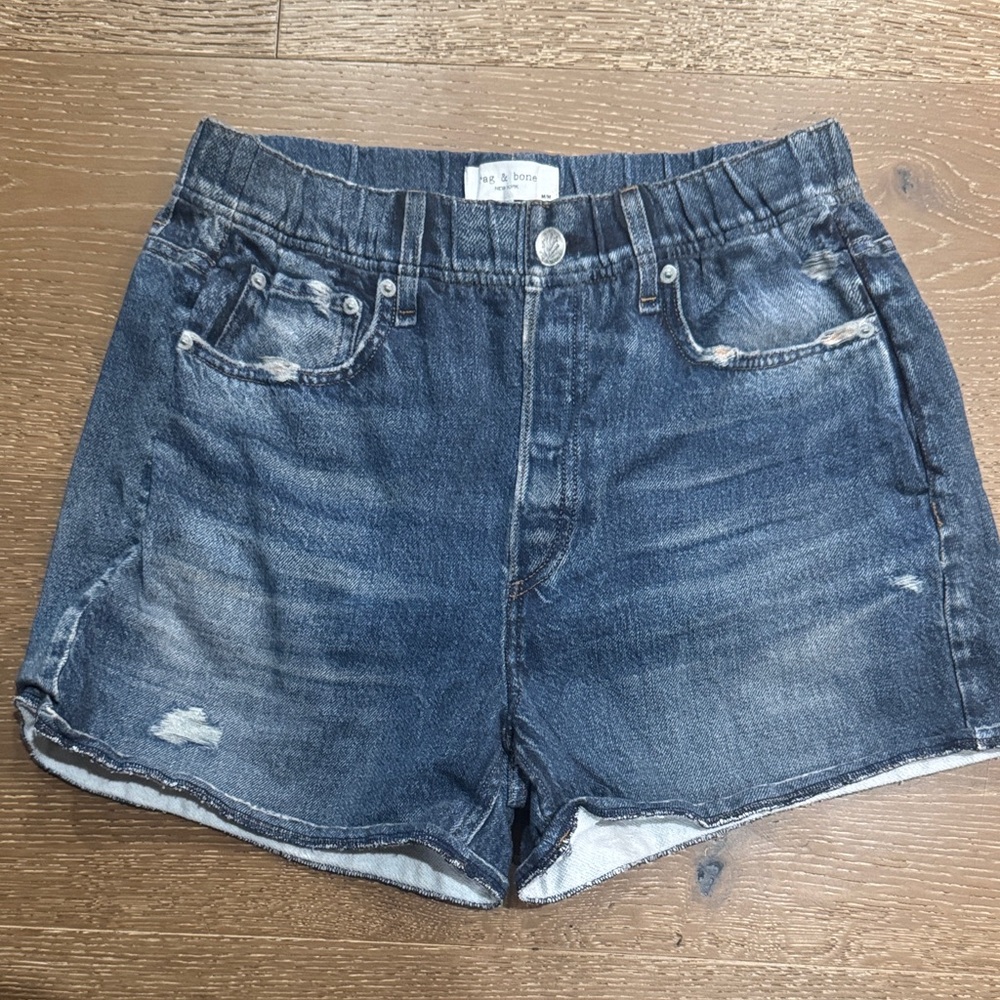 rag & bone Blue Jean Shorts